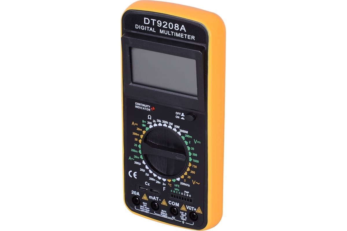 Мультиметр DT 9208А Ресанта 61/10/507