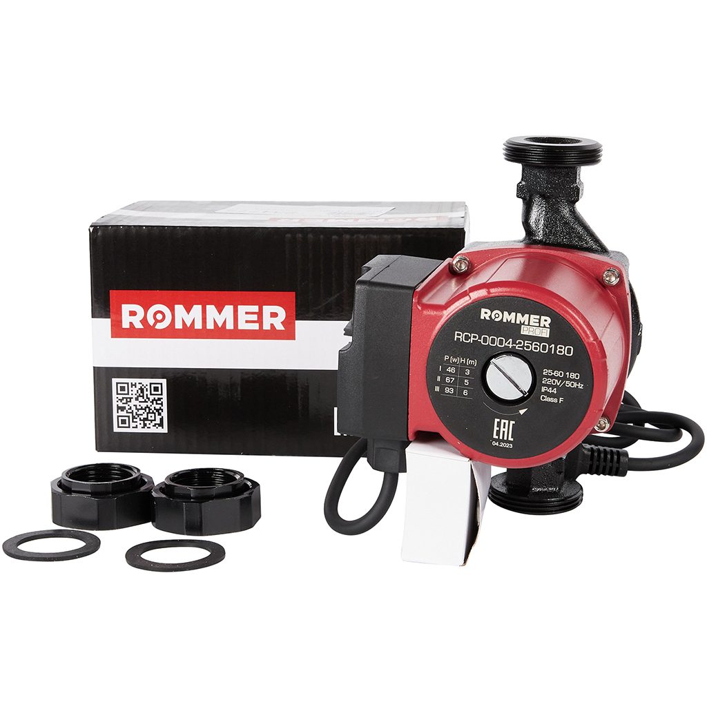 Фото Циркуляционный насос ROMMER RCP-0004 25/60-180 2