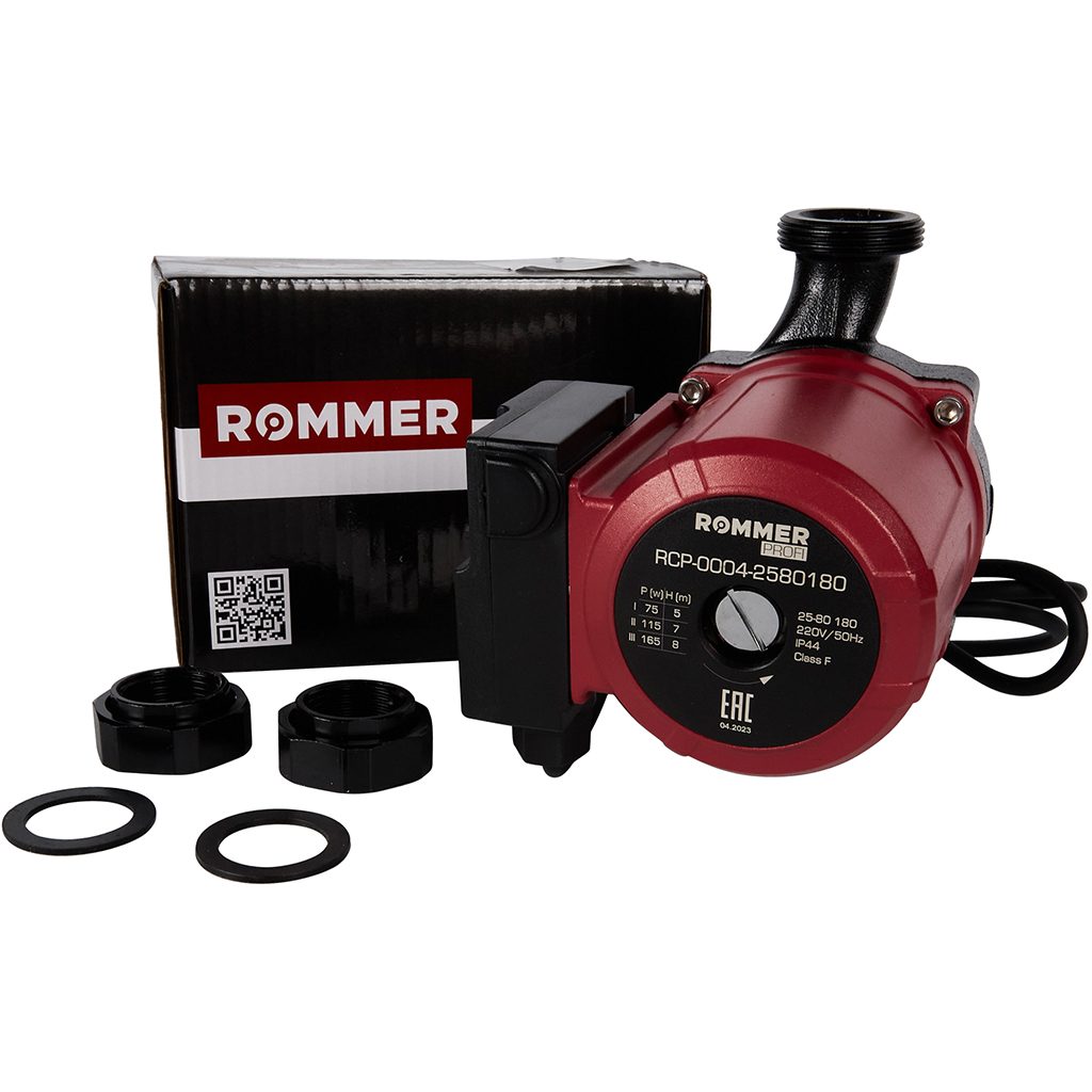 Фото Циркуляционный насос ROMMER RCP-0004 25/80-180 1
