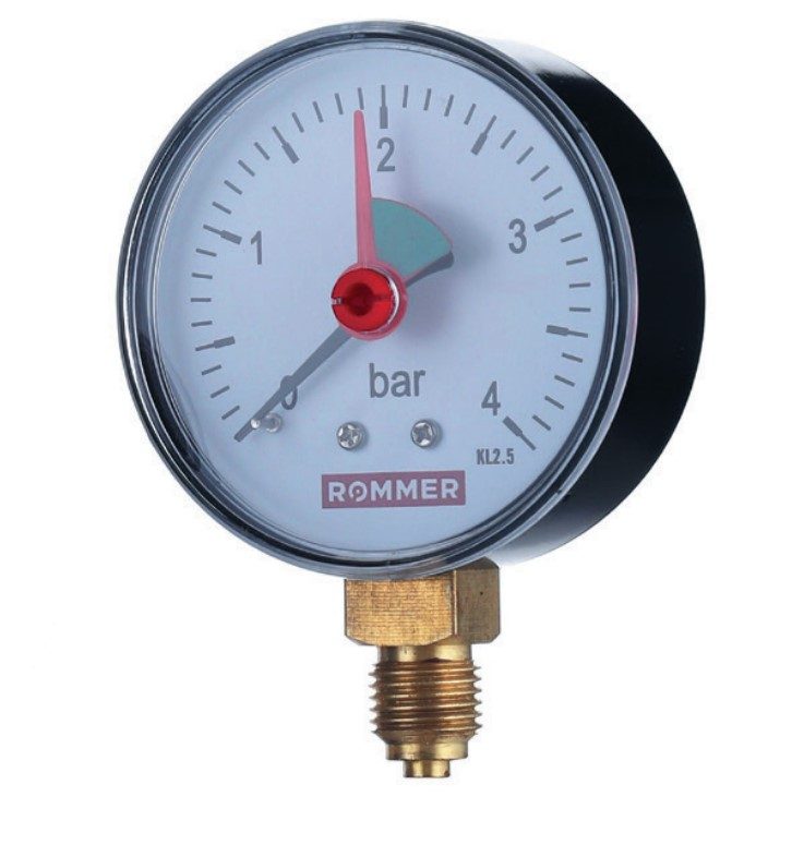 Манометр радиальный ROMMER RIM-0010-800615