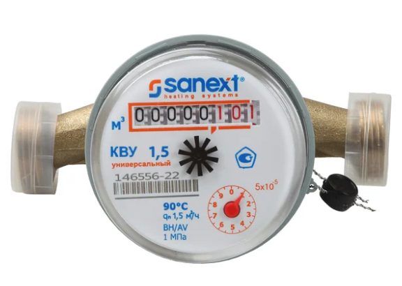 Счетчик воды, КВУ 1,5-110 Sanext 981570