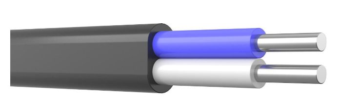 Кабель Сарансккабель АВВГ-П-0,66 2*2,5 ОЖ ГОСТ