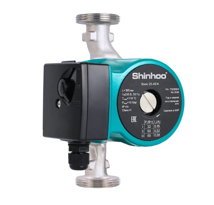 Насос циркуляционный BASIC 15-7S SHINHOO 71212003