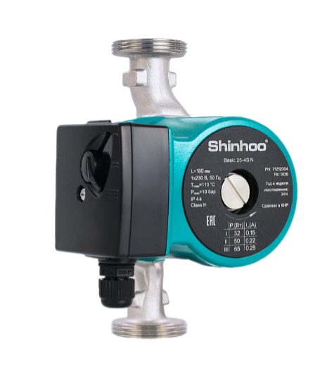 Насос циркуляционный Basic 25-8S SHINHOO 71212006