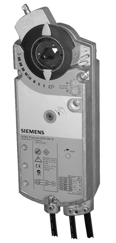 Привод воздушной заслонки Siemens BPZ:GCA121.1E
