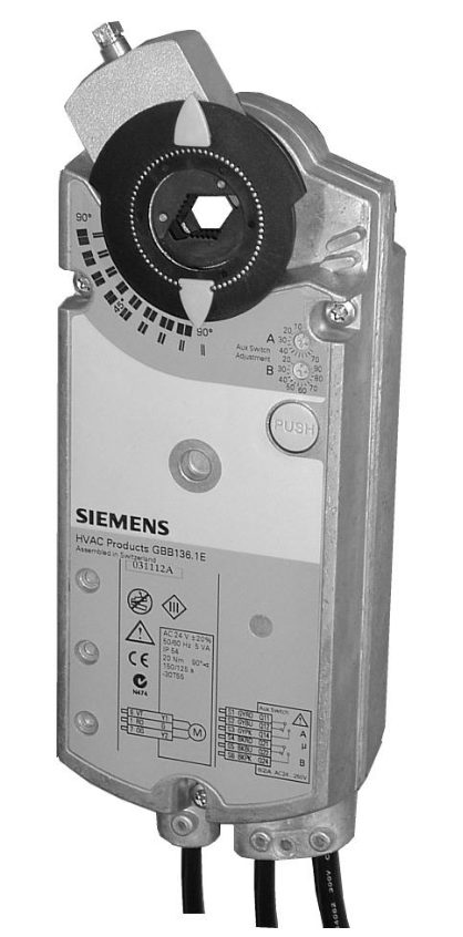 Привод воздушной заслонки Siemens BPZ:GIB131.1E