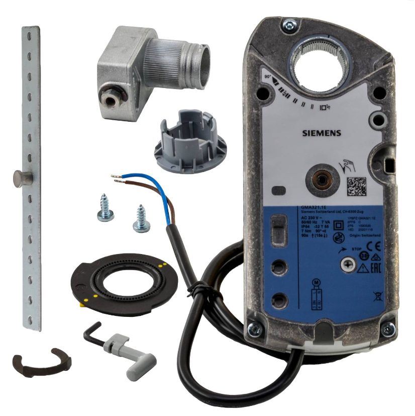 Привод воздушной заслонки Siemens BPZ:GMA321.1E