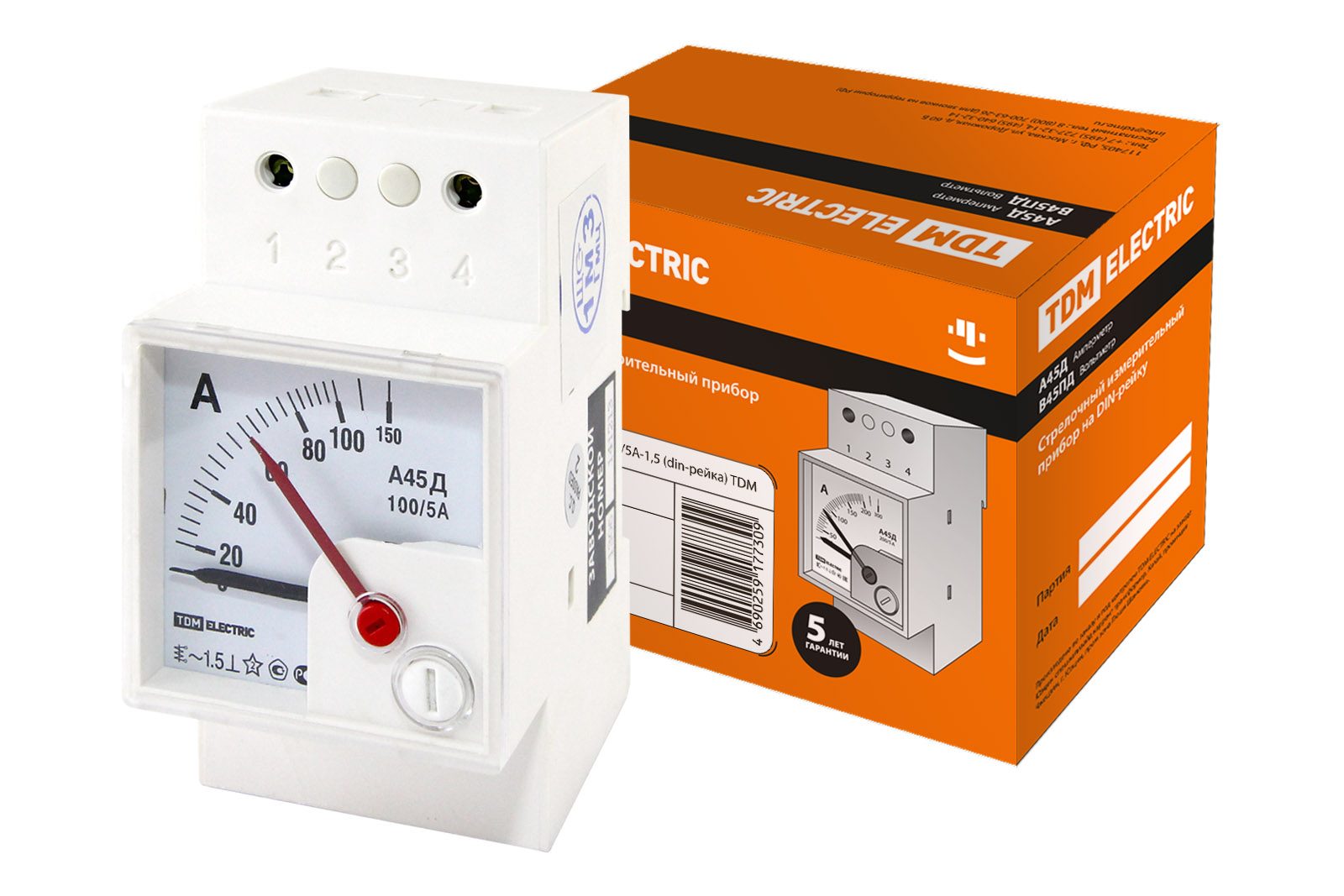 Амперметр TDM А45Д TDM ELECTRIC SQ1102-0301