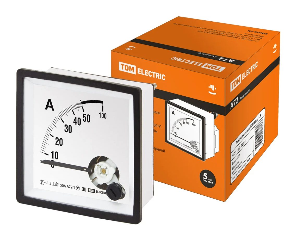 Амперметр TDM А72П TDM ELECTRIC SQ1102-0081