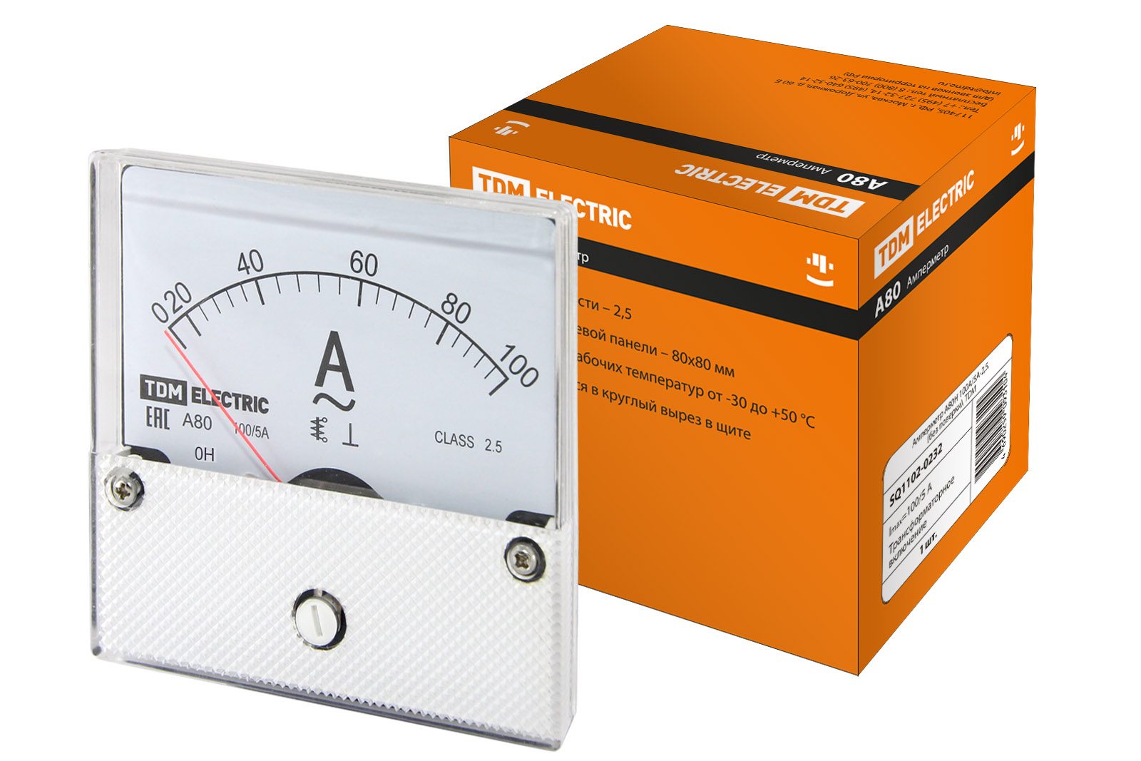 Амперметр TDM А80Н TDM ELECTRIC SQ1102-0232