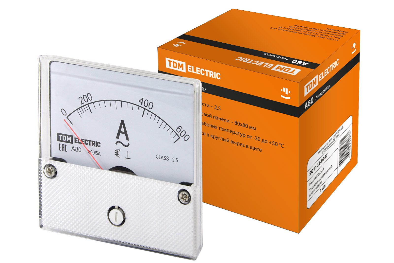 Амперметр TDM А80Н TDM ELECTRIC SQ1102-0236