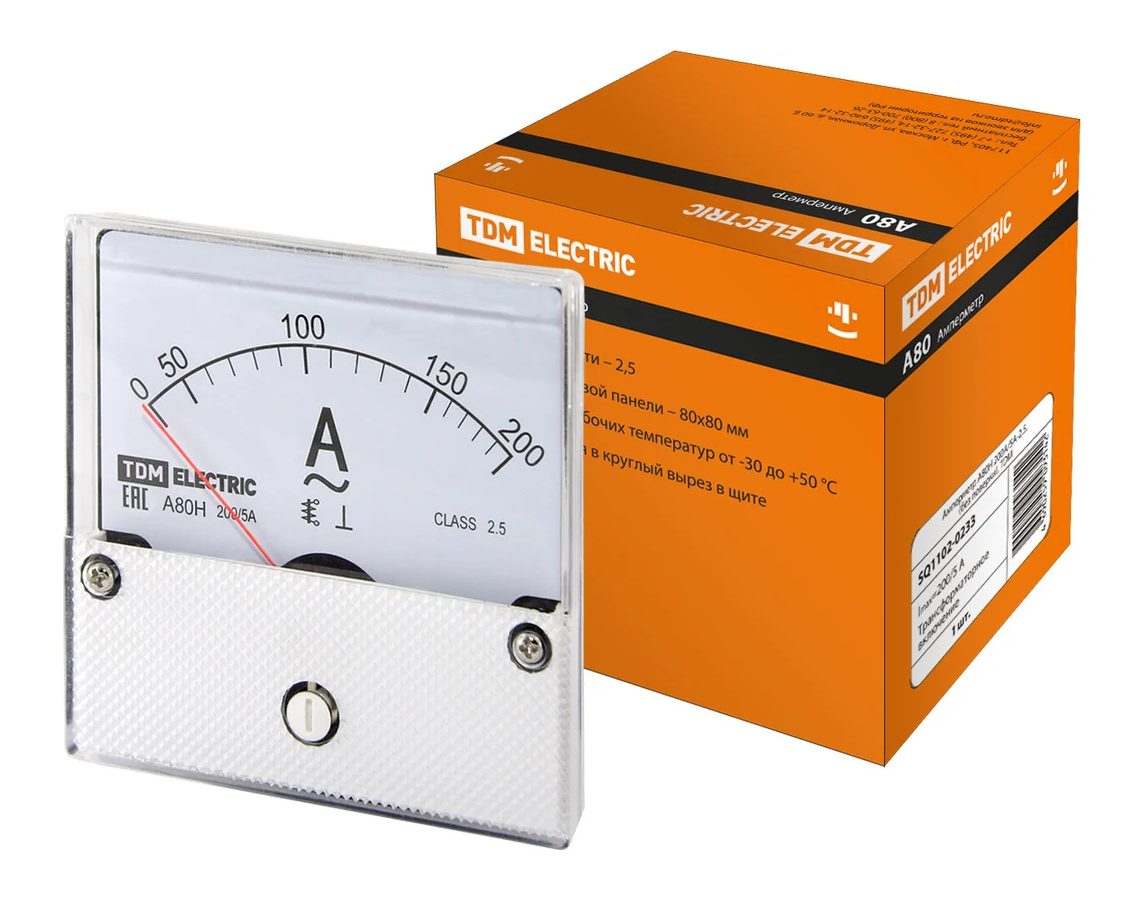 Амперметр TDM А80Н TDM ELECTRIC SQ1102-0233