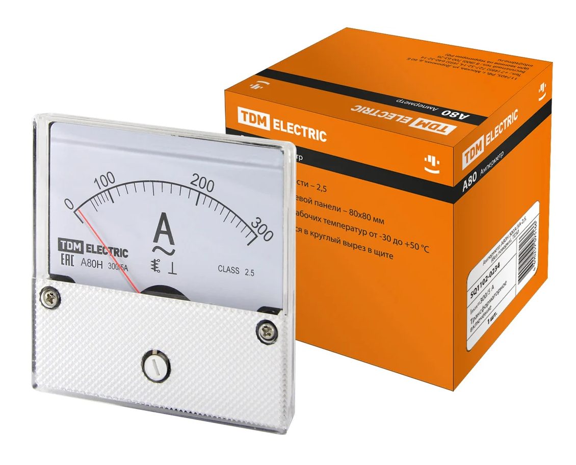 Амперметр TDM А80Н TDM ELECTRIC SQ1102-0234