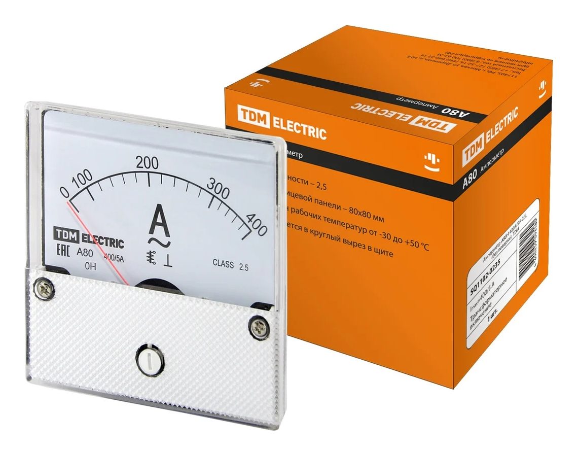 Амперметр TDM А80Н TDM ELECTRIC SQ1102-0235