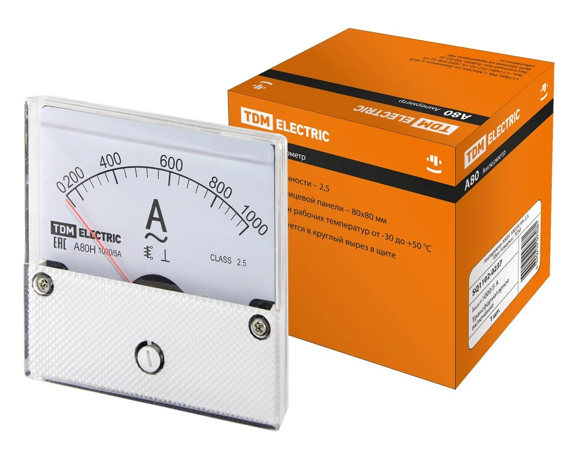 Амперметр TDM А80Н TDM ELECTRIC SQ1102-0237