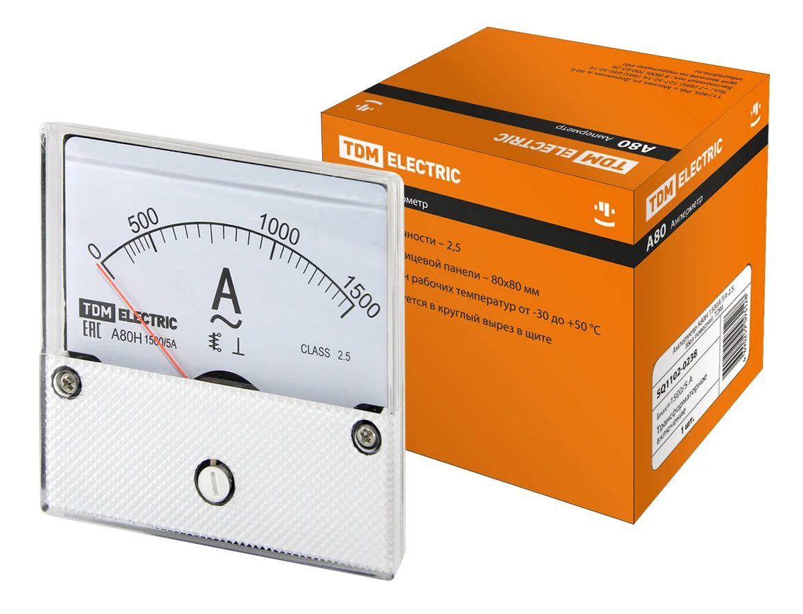 Амперметр TDM А80Н TDM ELECTRIC SQ1102-0238