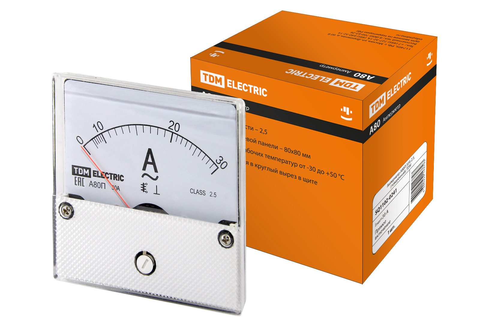 Амперметр TDM А80П TDM ELECTRIC SQ1102-0241
