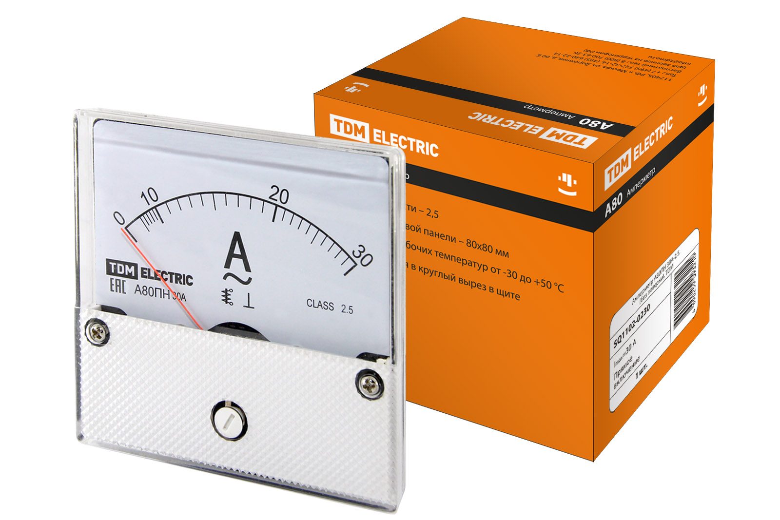 Амперметр TDM А80ПН TDM ELECTRIC SQ1102-0230