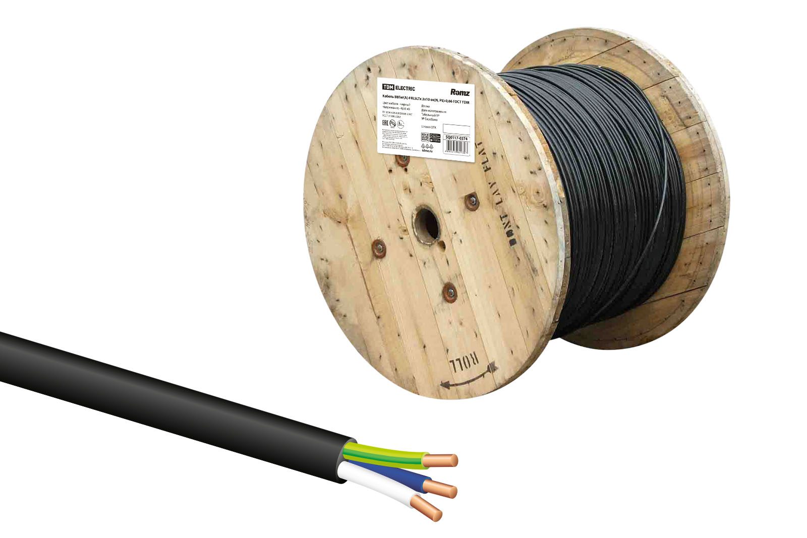 Кабель ВВГнг(А)-FRLSLTx TDM ELECTRIC SQ0117-0374
