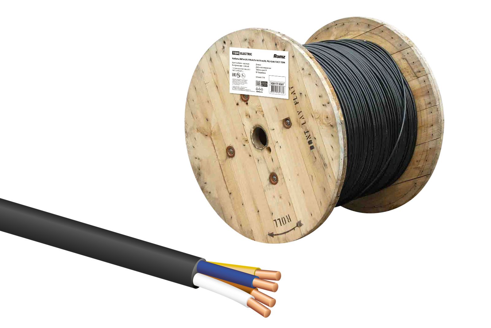 Кабель ВВГнг(А)-FRLSLTx TDM ELECTRIC SQ0117-0381