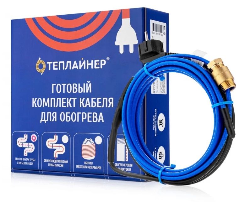 Греющий кабель PROFI КСП-15 Теплайнер КСП15Ф-0120