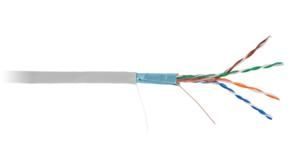 Кабель F/UTP 4 пары NETLAN EC-UF004-5E-PVC-GY