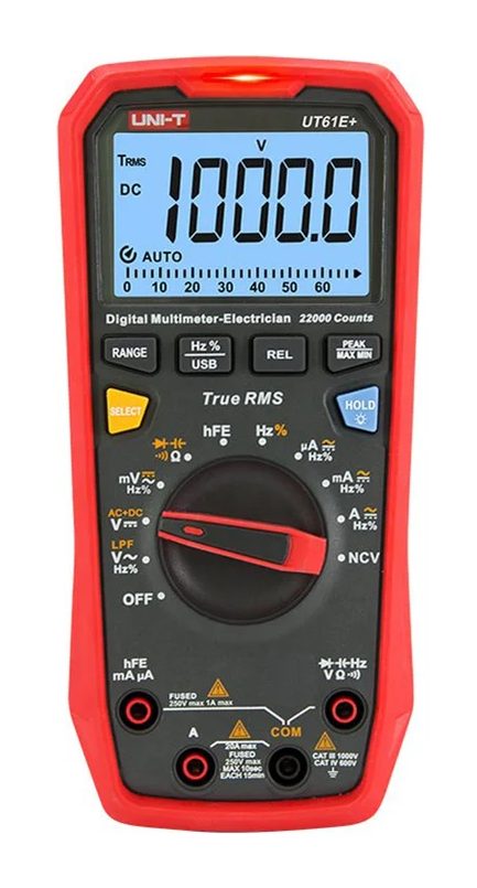 Профессиональный мультиметр UT61E+ Uni-T 13-0094