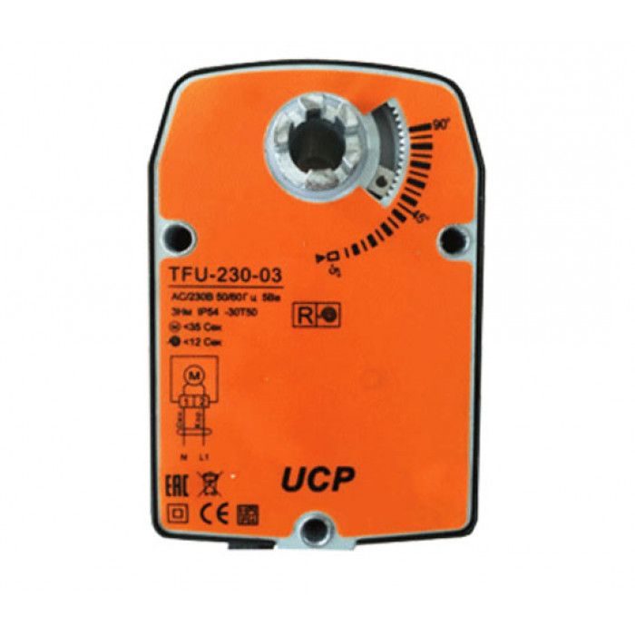 Электропривод UPC с возвратной UCP TFU-230-03