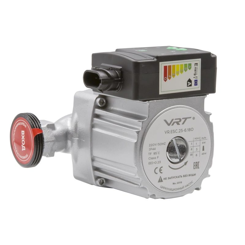 Насос циркуляционный с гайками VRT VR.ESC.25-6.180