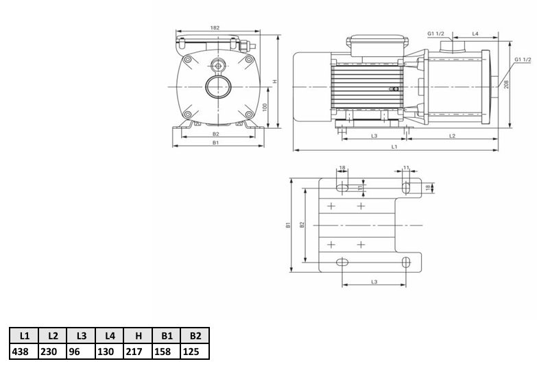 Фото Многоступенчатый насос WELLMIX CMI 8-40T-BQCE (3х380В, 2,2кВт) 2
