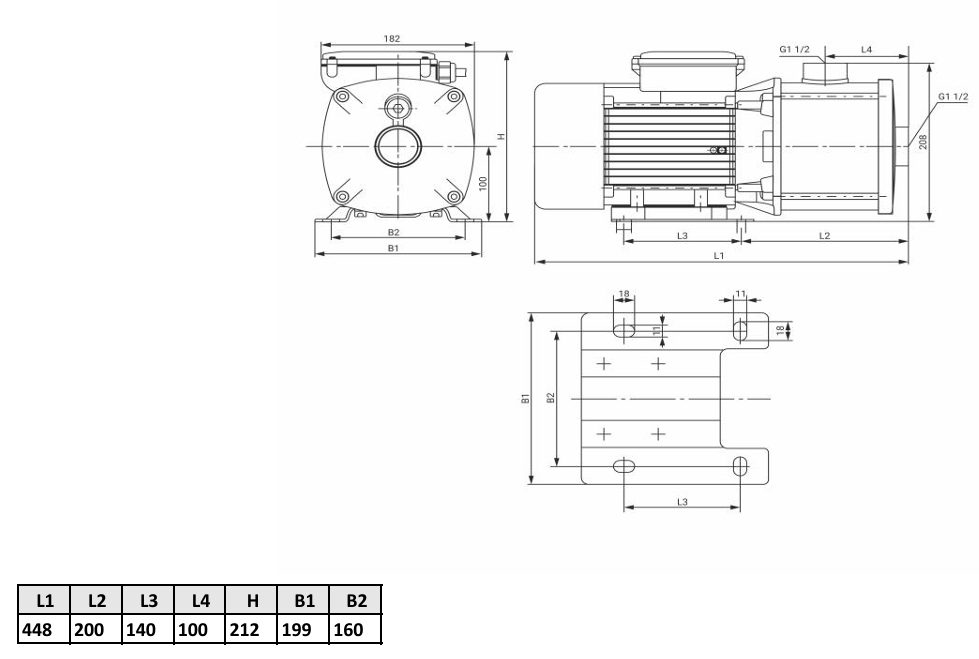 Фото Многоступенчатый насос WELLMIX CMI 10-30T-BQCE 3х380В, 2,2кВт 2