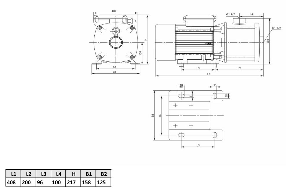Фото Многоступенчатый насос WELLMIX CMI 8-30T-BQCE (3х380В, 1,85кВт) 2
