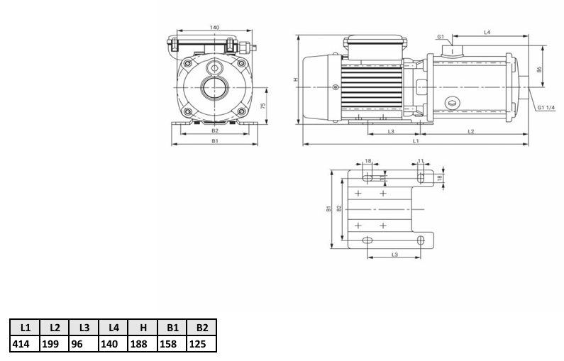 Фото Многоступенчатый насос WELLMIX CMI 4-60T-BQCE (3х380В, 1кВт) 2