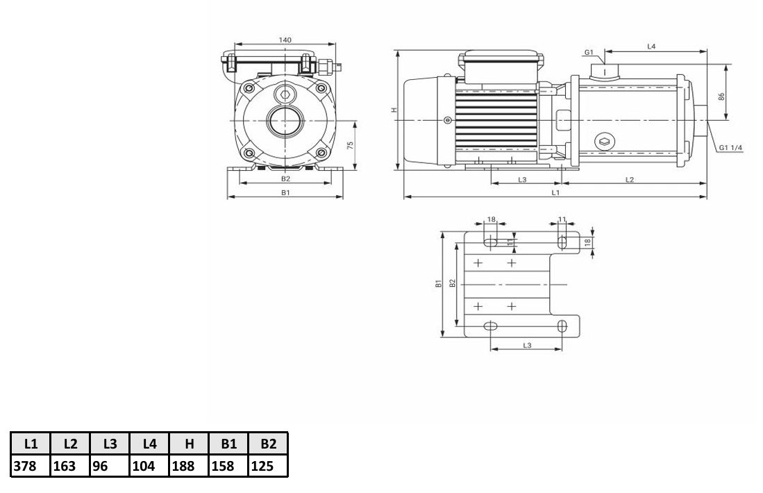 Фото Многоступенчатый насос WELLMIX CMI 4-50T-BQCE (3х380В, 0,75кВт) 2
