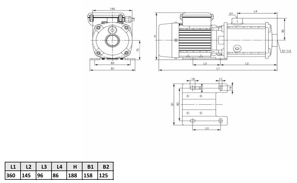 Фото Многоступенчатый насос WELLMIX CMI 4-40T-BQCE (3х380В, 0,75кВт) 2