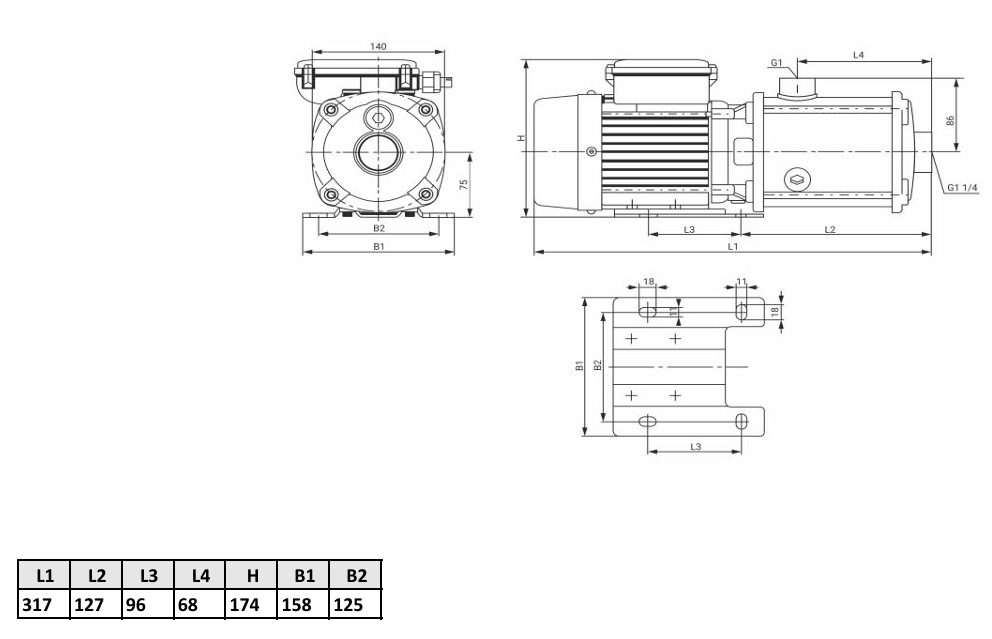 Фото Многоступенчатый насос WELLMIX CMI 4-30T-BQCE (3х380В, 0,55кВт) 2