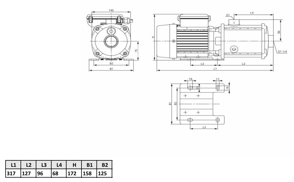 Фото Многоступенчатый насос WELLMIX CMI 4-20-BQCE 1х220В, 0,37кВт 2