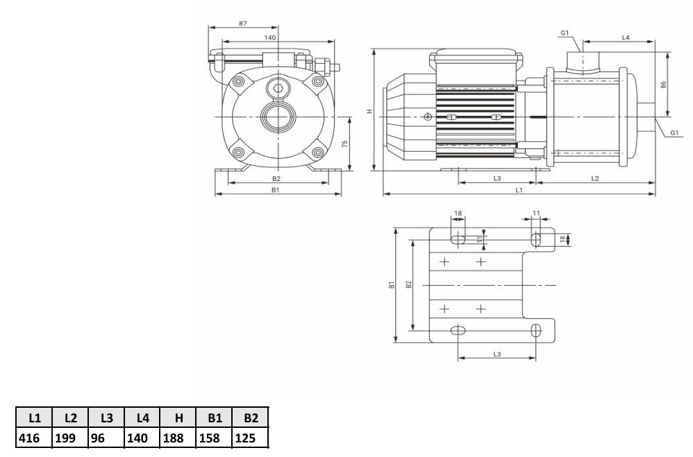 Фото Многоступенчатый насос WELLMIX CMI 2-70T-BQCE (3х380В, 1кВт) 2