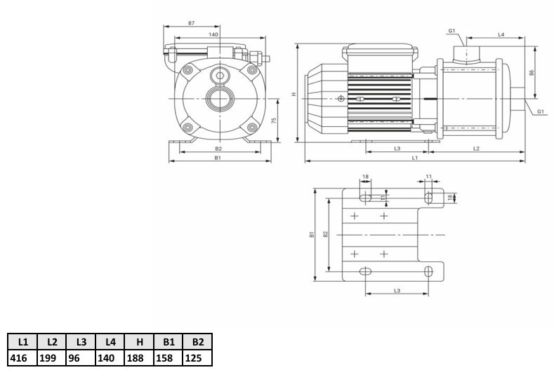 Фото Многоступенчатый насос WELLMIX CMI 2-60T-BQCE 3х380В, 0,75кВт 2