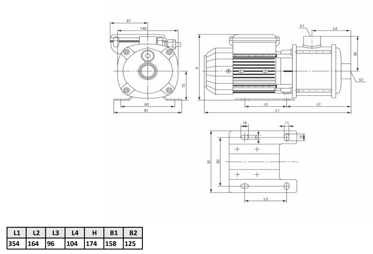 Фото Многоступенчатый насос WELLMIX CMI 2-50T-BQCE 3х380В, 0,55кВт 2