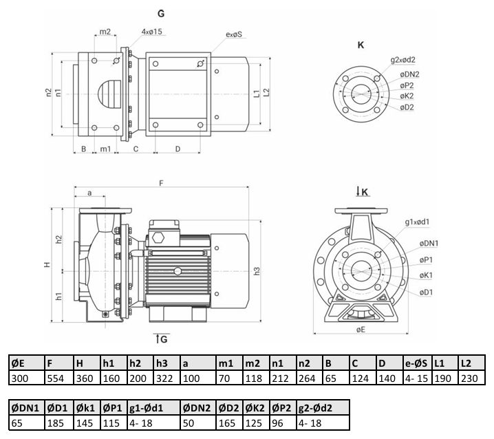 Фото Моноблочный насос WELLMIX NBS 65-50-160_5.5T_380_BQCE 2