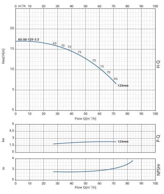 Фото Моноблочный насос WELLMIX NBW 65-50-125-2.2/2-380-G-BQQE 1