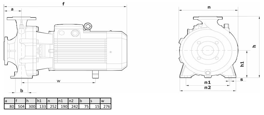 Фото Насос WELLMIX NBW 65-40-160-3.0/2-G 2
