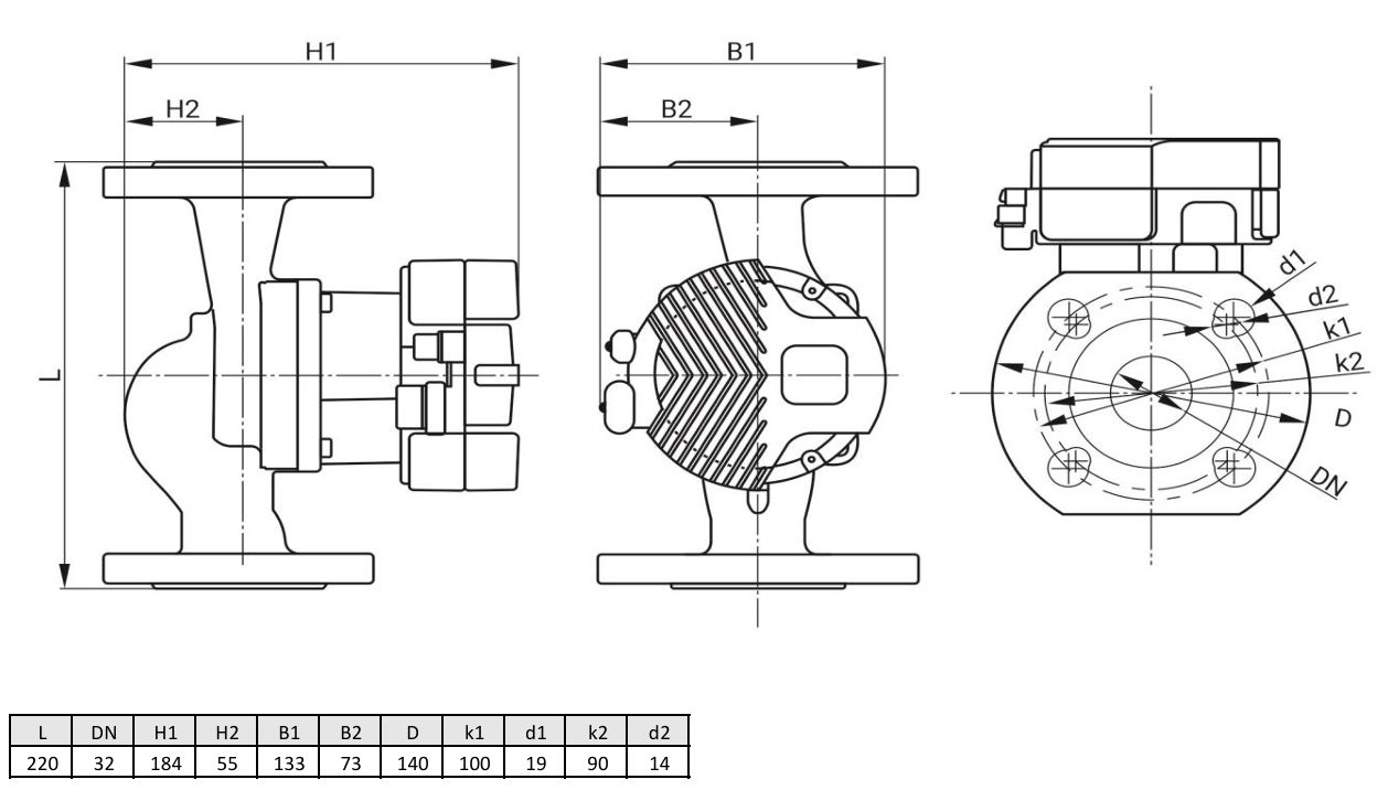 Фото Циркуляционный насос WELLMIX WRE 32-120F (частотное регулирование) 2