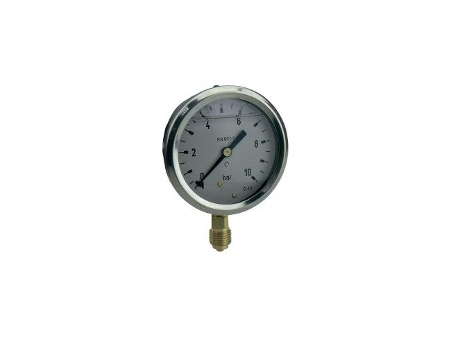Манометр 1/2" до 10 бар диаметр 80 Wester MR002-80