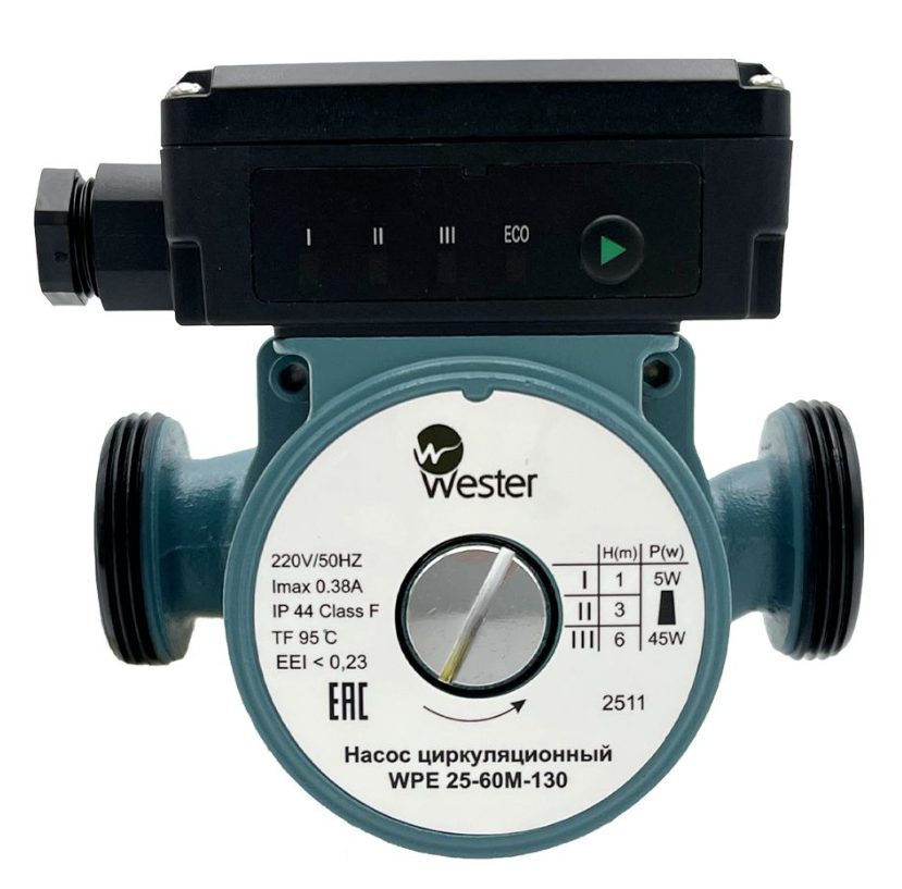 Насос циркуляционный WPE Wester WPE 25-60M-130