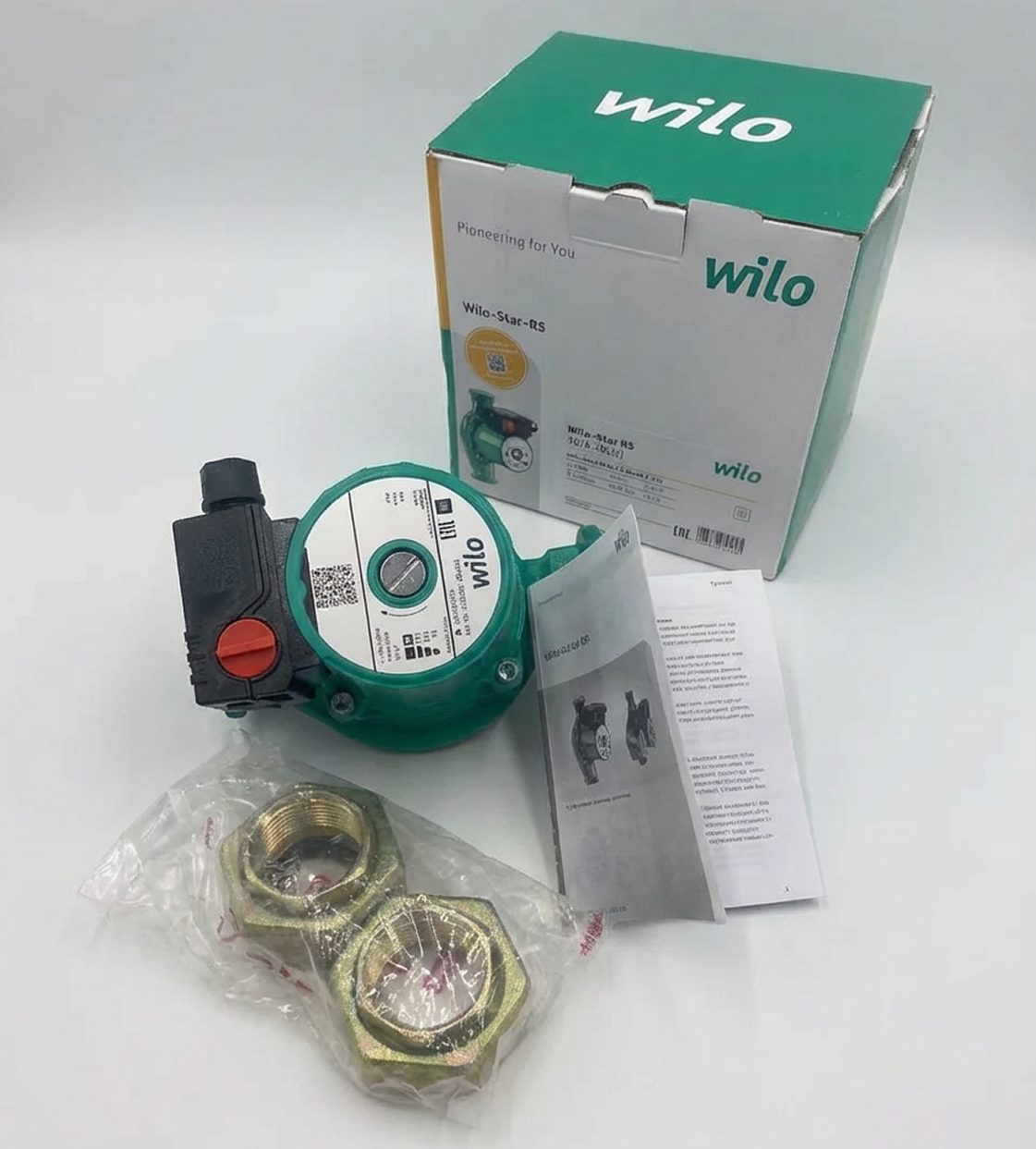 Фото Насос Wilo STAR-RS 30/8 с гайками 5