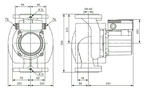 Фото Насос Wilo TOP-S 40/7 EM PN6/10 2