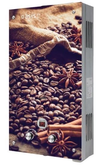Водонагреватель газовый кВт кофе Oasis ECO К-20