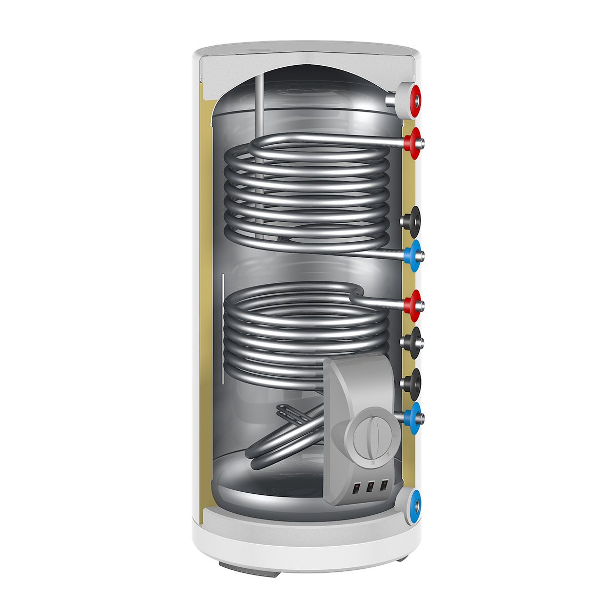 Фото Водонагреватель Thermex IRP 200 V (combi) PRO 1